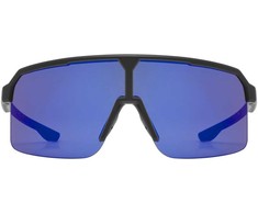 Akiniai Uvex ramp juodas matt / mirror mėlynas