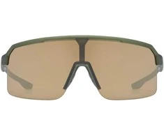 Akiniai Uvex ramp olive matt / mirror auksinis