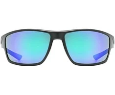 Akiniai Uvex sportstyle 230 juodas mat / mirror žalias