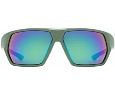 Akiniai Uvex sportstyle 238 moss matt / mirror žalias