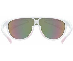 Akiniai Uvex sportstyle 515 baltas matt / mirror pink