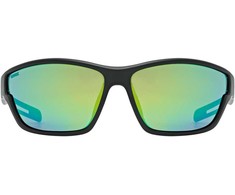 Akiniai Uvex sportstyle 806 juodas matt / mirror žalias