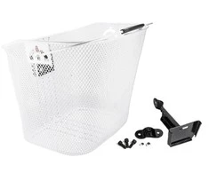 Azimut Acs Krepšelis priekiui Azimut su metaliniu STEM laikikliu 34x25x26cm baltas