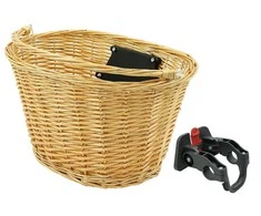 Azimut Acs Krepšelis priekiui Azimut Wicker Bracket Natural 38x29x22cm