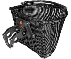 Azimut Acs Krepšelis priekiui Azimut Wicker NEW laikiklis 35x26x22cm juodas