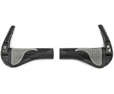 Azimut Acs Vairo rankenėlės Azimut Ergo + Bar-Ends adjustable Alu 140mm juodas-pilkas