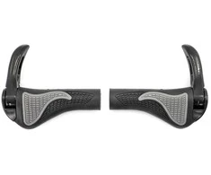 Azimut Acs Vairo rankenėlės Azimut Ergo + Bar-Ends adjustable Alu 140mm juodas-pilkas