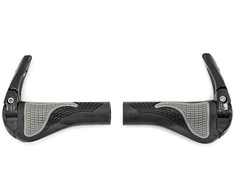 Azimut Acs Vairo rankenėlės Azimut Ergo + Bar-Ends adjustable Alu 140mm juodas-pilkas