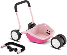 Balansinis dviratukas PUKY Traily retro-rose/pink