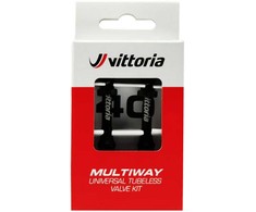 Bekamerinis ventilis Vittoria Multiway alloy juodas 80mm 2vnt.