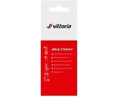 Bekamerinis ventilis Vittoria Multiway alloy juodas 60mm 2vnt.
