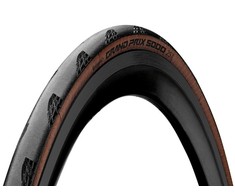 Continental Padanga 28" Grand Prix 5000 25-622 folding juodas/transparent