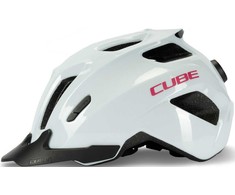 Cube Acc Šalmas Cube FINK flashwhite'n'pink-M (52-57)