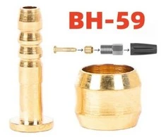 Diskinių stabdžių žarnelės tvirtinimo elementai ProX for Shimano BH-59 (10pcs.)