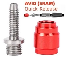 Diskinių stabdžių žarnelės tvirtinimo elementai ProX for SRAM Stealth (10pcs.)