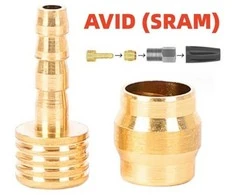 Diskinių stabdžių žarnelės tvirtinimo elementai ProX for SRAM (10pcs.)