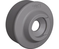 Dviračių remonto stovo dalis Cyclus Tools axle support adapter B short slotted plastikas (290012)