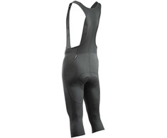 Dviratininko kelnės su petnešomis Northwave Active 3/4 juodas-XL