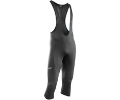 Dviratininko kelnės su petnešomis Northwave Active 3/4 juodas-XL