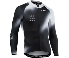 Dviratininko marškinėliai Northwave Blade L/S juodas-light pilkas-M