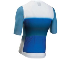 Dviratininko marškinėliai Northwave Blade Air S/S baltas-mėlynas-L