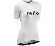 Dviratininko marškinėliai Northwave Blade Hello Goodbye WMN S/S baltas-S