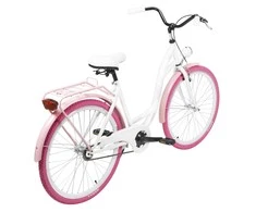 Dviratis AZIMUT City Lux 26" 2025 baltas-pink