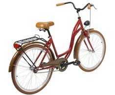 Dviratis AZIMUT City Lux 26" 2025 bordo-ruda