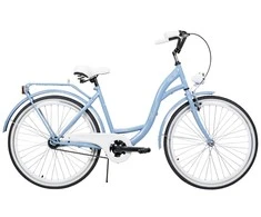 Dviratis AZIMUT City Lux 26" 2025 light mėlynas-baltas
