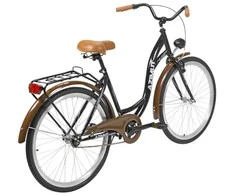Dviratis AZIMUT Classic 26" 2025 juodas
