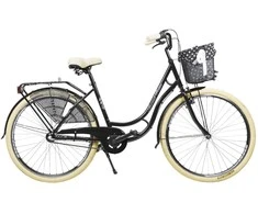 Dviratis AZIMUT Holland Retro 28" 3-speed 2025 matinis juodas
