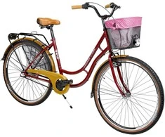 Dviratis AZIMUT Holland Retro 28" 3-speed 2025 burgund shiny