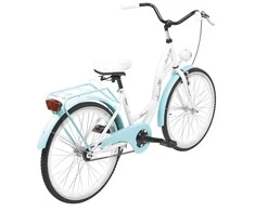 Dviratis AZIMUT Julie 24" 2025 baltas-turquoise