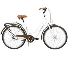 Dviratis AZIMUT Retro 26" 2025 baltas