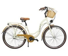 Dviratis AZIMUT Sarema ALU 26" 3-speed 2025 cream semi-matt