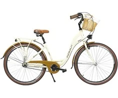 Dviratis AZIMUT Sarema ALU 28" 3-speed 2025 cream semi-matt