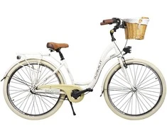 Dviratis AZIMUT Sarema ALU 28" 3-speed 2025 light cream shiny