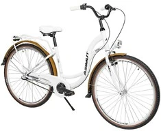 Dviratis AZIMUT Vintage 28" 3-speed 2025 baltas-cream matt