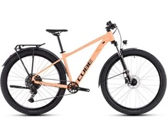 Dviratis Cube Aim Race Allroad 29 tangerine'n'juodas 2025-M (Dydis: M)