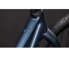 Dviratis Cube Editor Pro Trapeze mineralblue'n'chrome 2026-50 cm (Dydis: 50 cm)