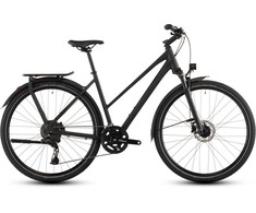 Dviratis Cube Kathmandu Pro Trapeze coal'n'juodas 2026-46 cm (Dydis: 46 cm)
