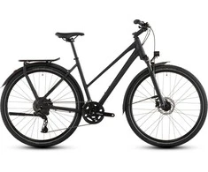 Dviratis Cube Kathmandu Pro Trapeze coal'n'juodas 2026-54 cm (Dydis: 54 cm)