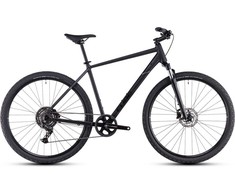 Dviratis Cube Nature ONE juodas'n'juodas 2026-54 cm (Dydis: 54 cm)
