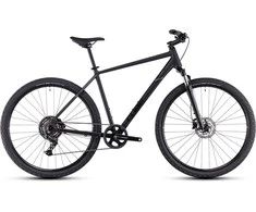 Dviratis Cube Nature ONE juodas'n'juodas 2026-50 cm (Dydis: 50 cm)