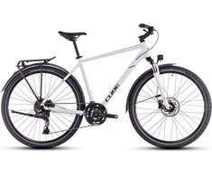 Dviratis Cube Nature Pro Allroad cotton'n'pilkas 2026-58 cm (Dydis: 58 cm)