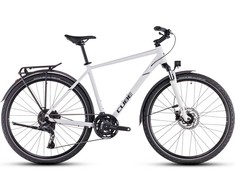 Dviratis Cube Nature Pro Allroad cotton'n'pilkas 2026-54 cm (Dydis: 54 cm)