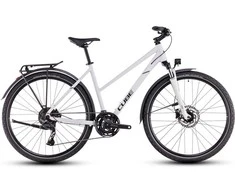 Dviratis Cube Nature Pro Allroad Trapeze cotton'n'pilkas 2026-54 cm (Dydis: 54 cm)