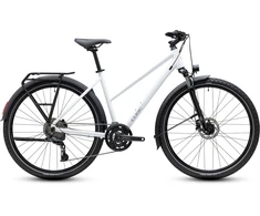 Dviratis Cube Nature Pro FE Trapeze metallicwhite'n'reflex 2027-54 cm (Dydis: 54 cm)