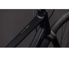 Dviratis Cube Nulane Pro pilkas'n'chrome 2026-56 cm (Dydis: 56 cm)