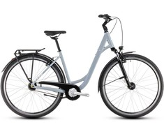 Dviratis Cube Town ONE Easy Entry polargrey'n'baltas 2026-45 cm (Dydis: 45 cm)